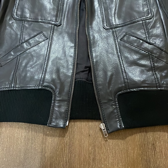 Only Fetti Leather Jacket - Picture 5 of 9